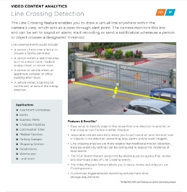 Line Crossing Detection in  Bedford,  VA